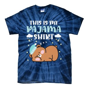 Cute Pj Teen Pjs Funny Bear Pjs This Is My Pajama Tie-Dye T-Shirt