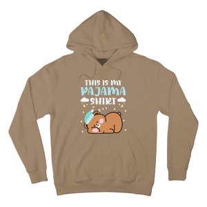 Cute Pj Teen Pjs Funny Bear Pjs This Is My Pajama Hoodie