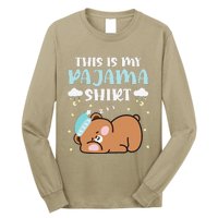 Cute Pj Teen Pjs Funny Bear Pjs This Is My Pajama Long Sleeve Shirt