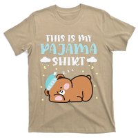 Cute Pj Teen Pjs Funny Bear Pjs This Is My Pajama T-Shirt