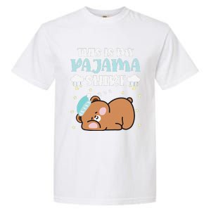 Cute Pj Teen Pjs Funny Bear Pjs This Is My Pajama Garment-Dyed Heavyweight T-Shirt