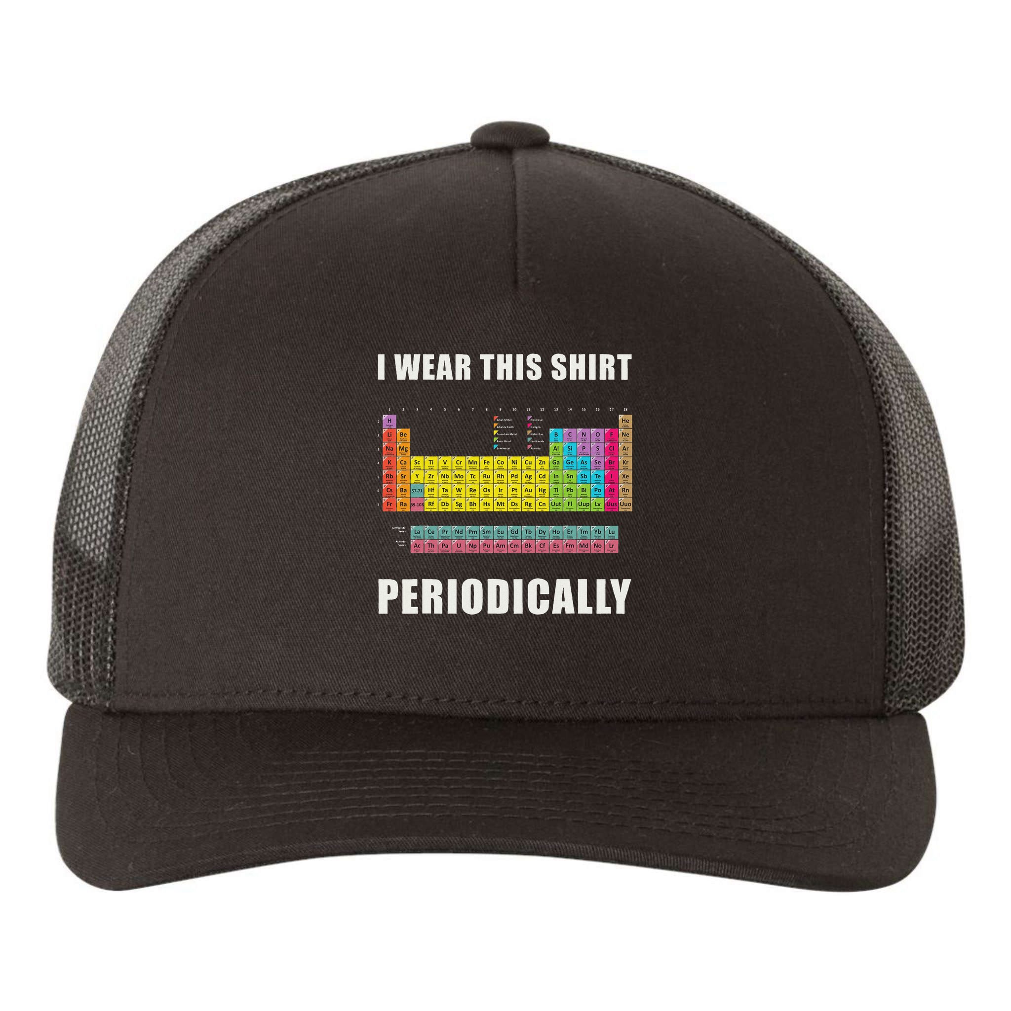 Chemistry Periodic Table Of Elements Yupoong Adult 5-Panel Trucker Hat