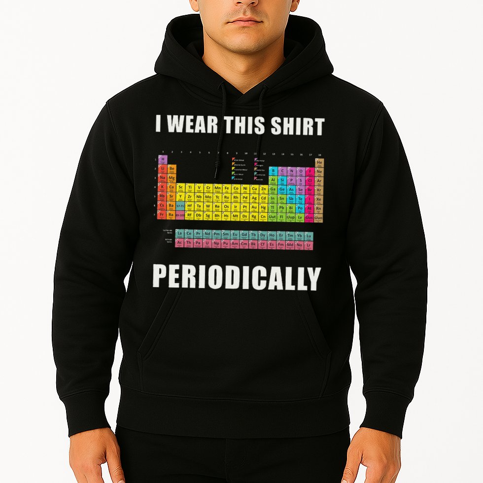 Chemistry Periodic Table Of Elements Hoodie