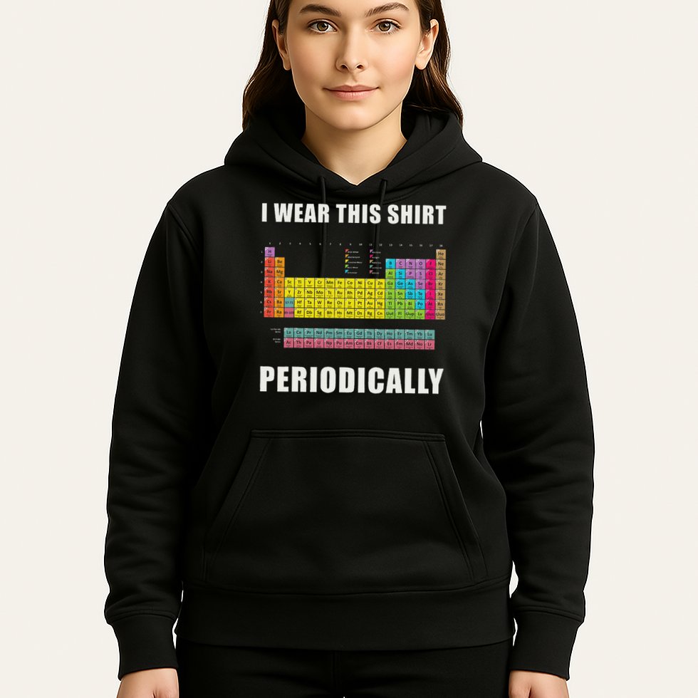 Chemistry Periodic Table Of Elements Hoodie