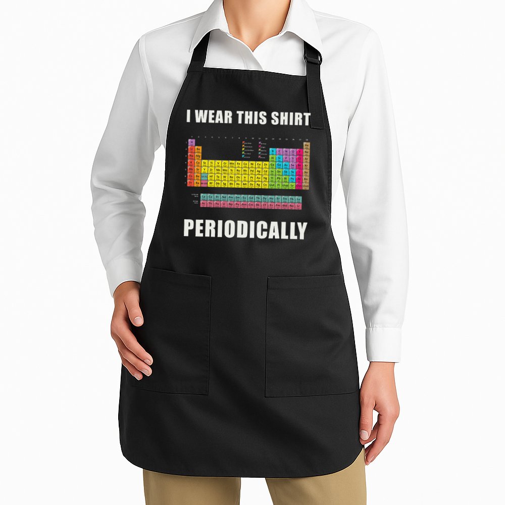 Chemistry Periodic Table Of Elements Apron