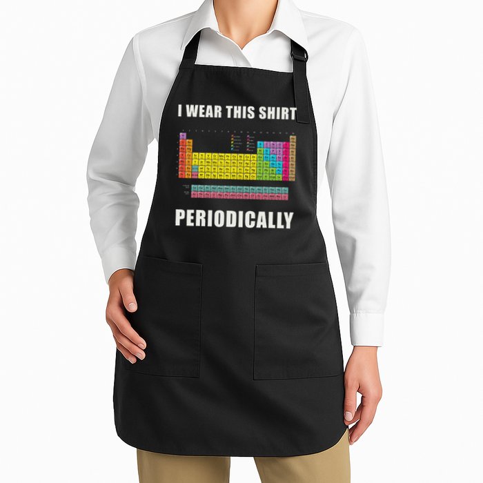Chemistry Periodic Table Of Elements Apron