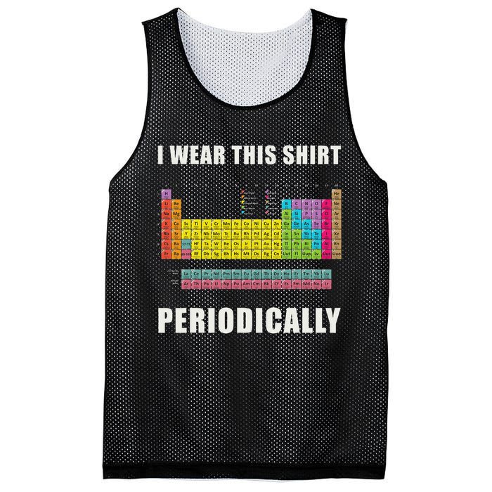 Chemistry Periodic Table Of Elements Mesh Reversible Basketball Jersey Tank