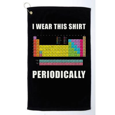 Chemistry Periodic Table Of Elements Golf Towel