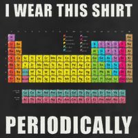 Chemistry Periodic Table Of Elements Golf Towel