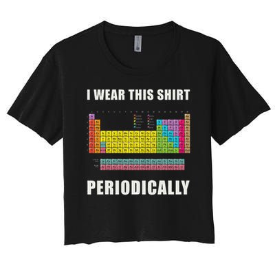 Chemistry Periodic Table Of Elements Crop Top