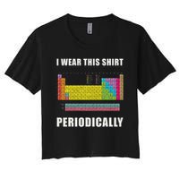 Chemistry Periodic Table Of Elements Women's Crop Top Tee