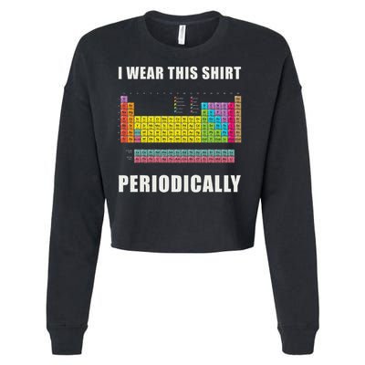 Chemistry Periodic Table Of Elements Cropped Pullover Crew