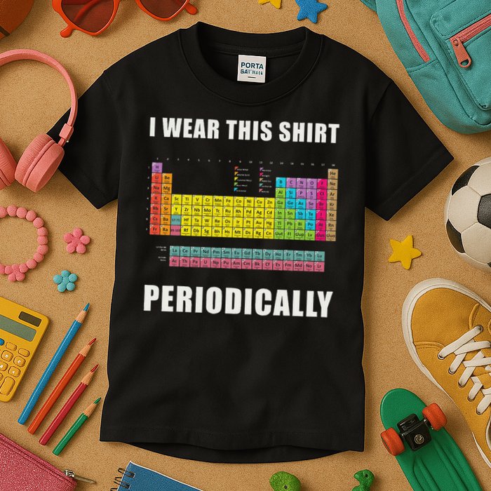 Chemistry Periodic Table Of Elements Kids T-Shirt