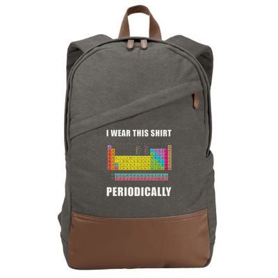 Chemistry Periodic Table Of Elements Cotton Canvas Backpack