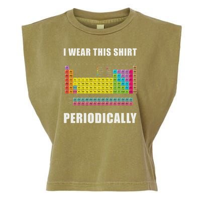 Chemistry Periodic Table Of Elements Garment-Dyed Women's Muscle Tee