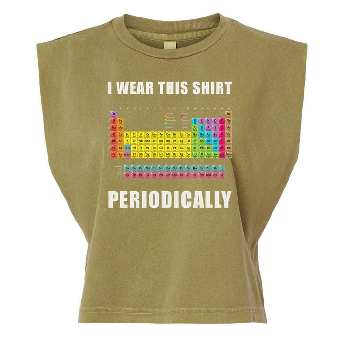 Chemistry Periodic Table Of Elements Garment-Dyed Women's Muscle Tee