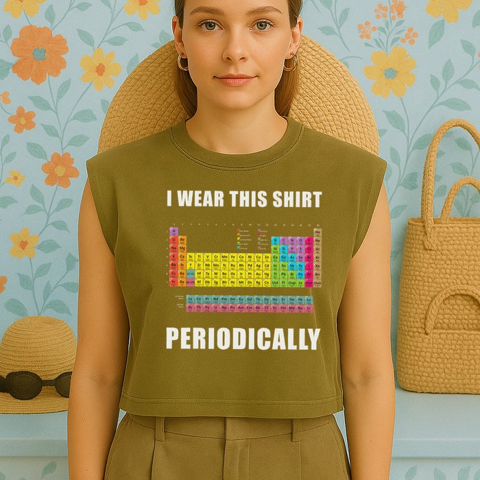 Chemistry Periodic Table Of Elements Garment-Dyed Women's Muscle Tee