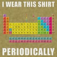Chemistry Periodic Table Of Elements Garment-Dyed Women's Muscle Tee