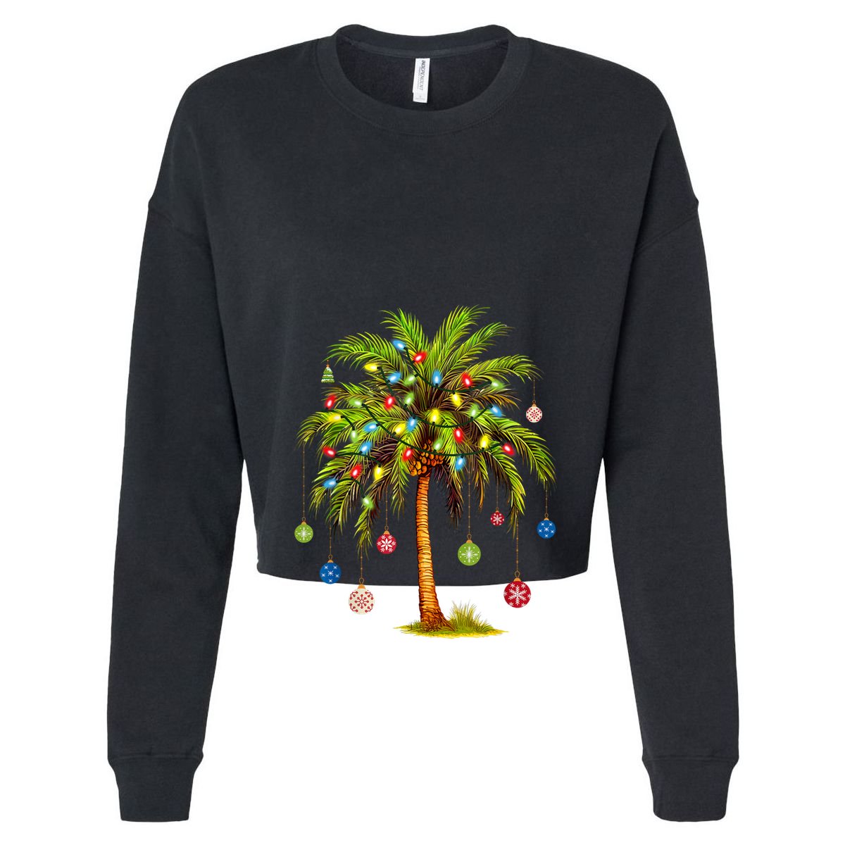 Christmas Palm Tree Light Hawaiian Tropical Xmas Vector Backpack