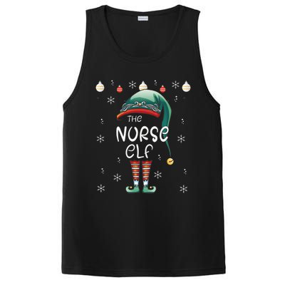 Christmas Pajama The Nurse Elf Gift PosiCharge Competitor Tank