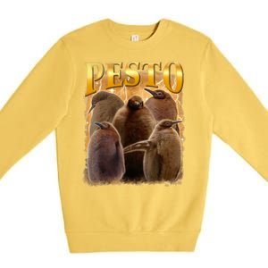 Cute Pesto The Penguins Premium Crewneck Sweatshirt