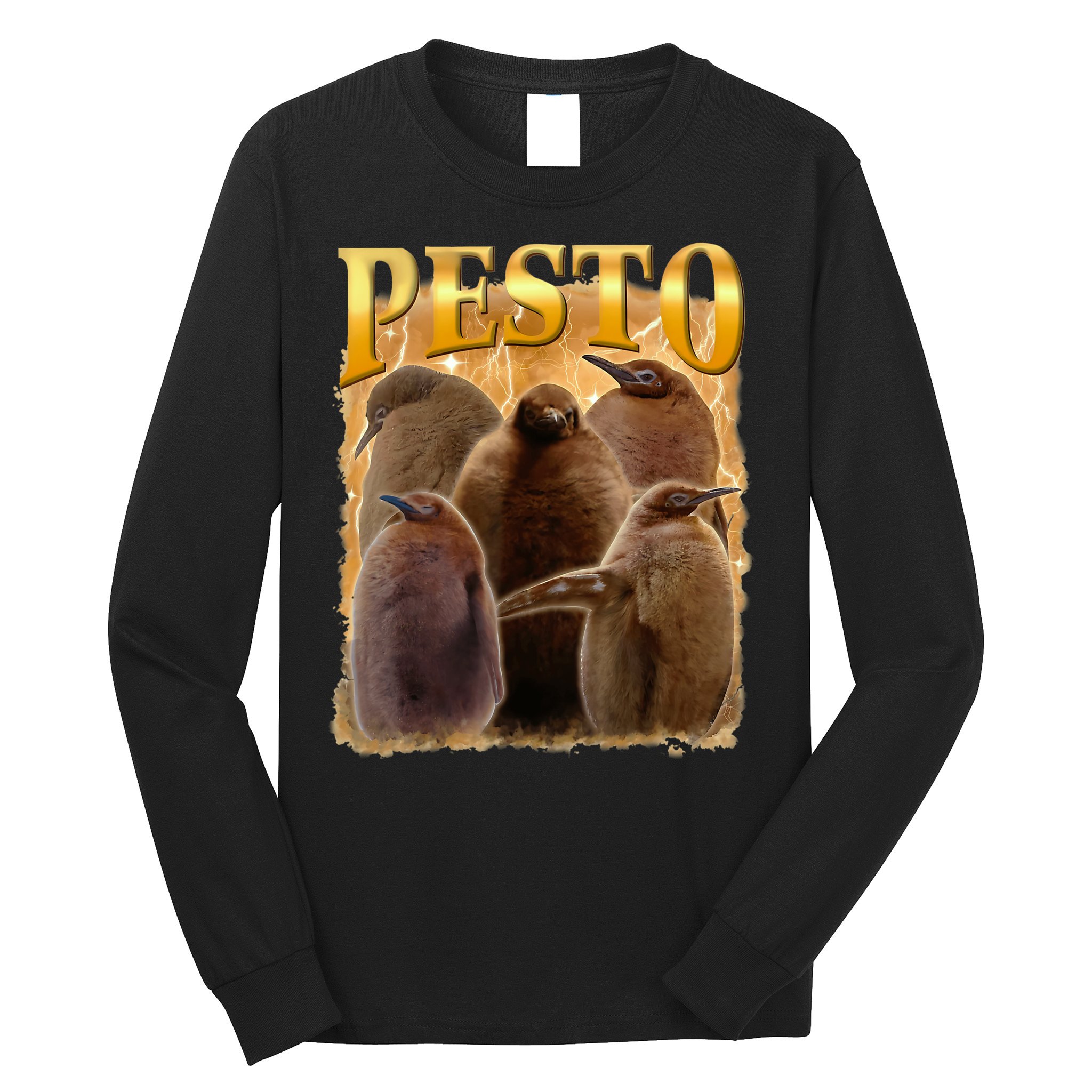 Cute Pesto The Penguins Long Sleeve Shirt