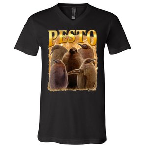 Cute Pesto The Penguins V-Neck T-Shirt