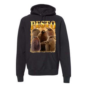 Cute Pesto The Penguins Premium Hoodie