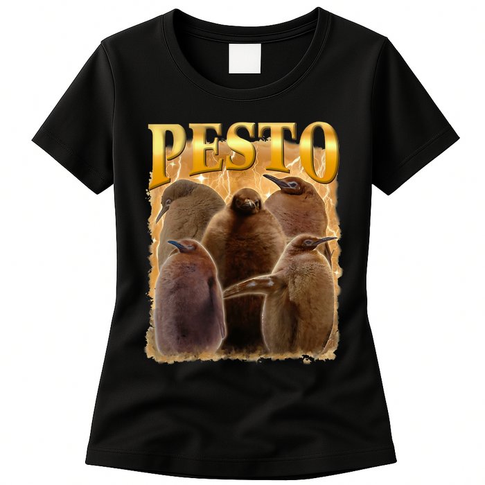 Cute Pesto The Penguins Womens T-Shirt