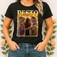 Cute Pesto The Penguins Womens T-Shirt