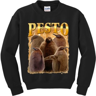 Cute Pesto The Penguins Kids Sweatshirt