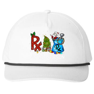 CPhT Pharmacy Technician Christmas Xmas Tis The Season Snapback Five-Panel Rope Hat