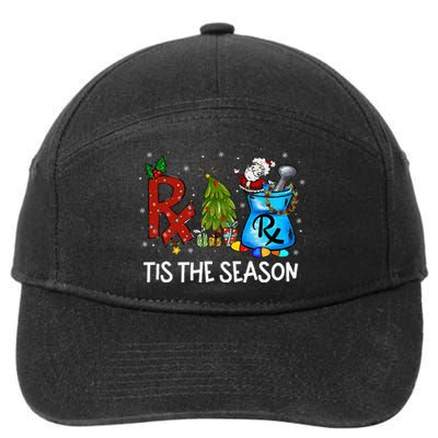 CPhT Pharmacy Technician Christmas Xmas Tis The Season 7-Panel Snapback Hat