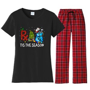 CPhT Pharmacy Technician Christmas Xmas Tis The Season Women's Flannel Pajama Set