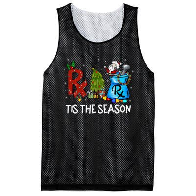 CPhT Pharmacy Technician Christmas Xmas Tis The Season Mesh Reversible Basketball Jersey Tank