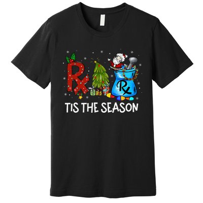 CPhT Pharmacy Technician Christmas Xmas Tis The Season Premium T-Shirt