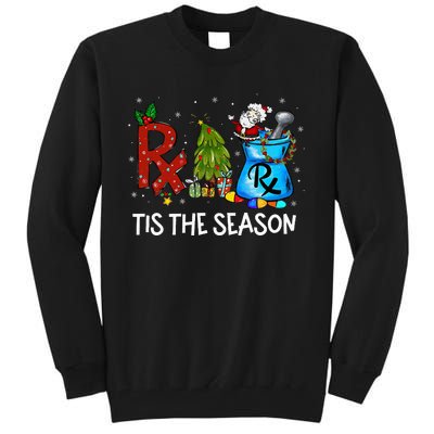 CPhT Pharmacy Technician Christmas Xmas Tis The Season Tall Sweatshirt