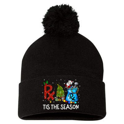 CPhT Pharmacy Technician Christmas Xmas Tis The Season Pom Pom 12in Knit Beanie