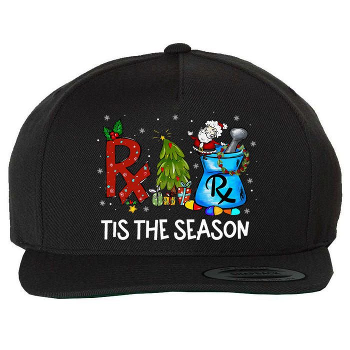 CPhT Pharmacy Technician Christmas Xmas Tis The Season Wool Snapback Cap