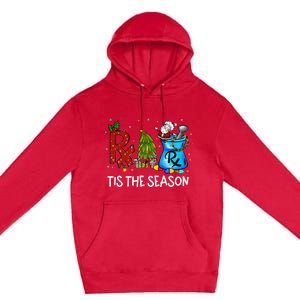 CPhT Pharmacy Technician Christmas Xmas Tis The Season Premium Pullover Hoodie