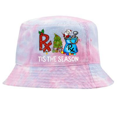 CPhT Pharmacy Technician Christmas Xmas Tis The Season Tie-Dyed Bucket Hat