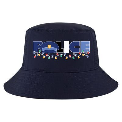 Christmas Police Texture Police Hat Graphic Oversized Cool Comfort Performance Bucket Hat