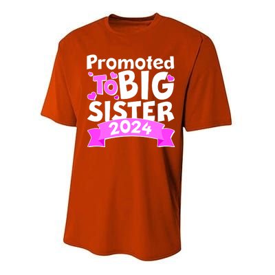 Cute Promoted To Big Sister 2024 Performance Sprint T-Shirt