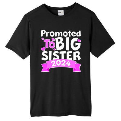 Cute Promoted To Big Sister 2024 Tall Fusion ChromaSoft Performance T-Shirt