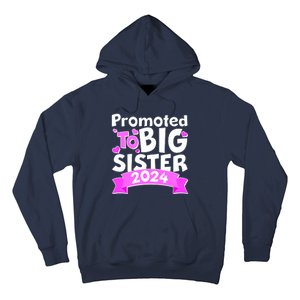 Cute Promoted To Big Sister 2024 Hoodie