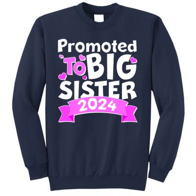 Cute Promoted To Big Sister 2024 Sweatshirt