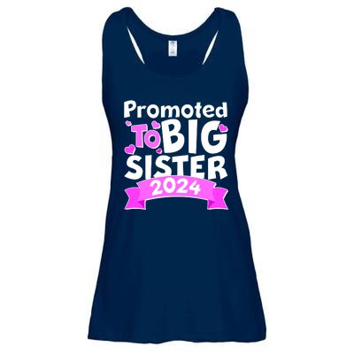 Cute Promoted To Big Sister 2024 Ladies Essential Flowy Tank