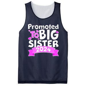 Cute Promoted To Big Sister 2024 Mesh Reversible Basketball Jersey Tank