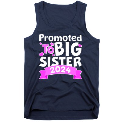 Cute Promoted To Big Sister 2024 Tank Top