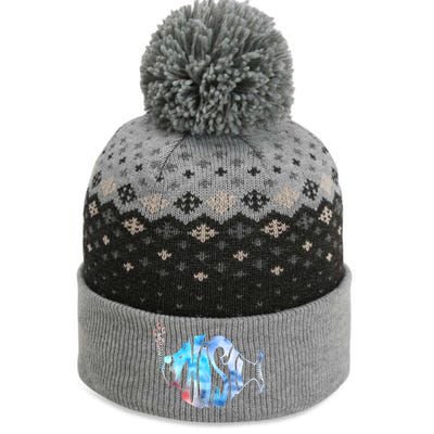 Colorful Phishjam Tiedye For Fisherman Fish Graphic The Baniff Cuffed Pom Beanie